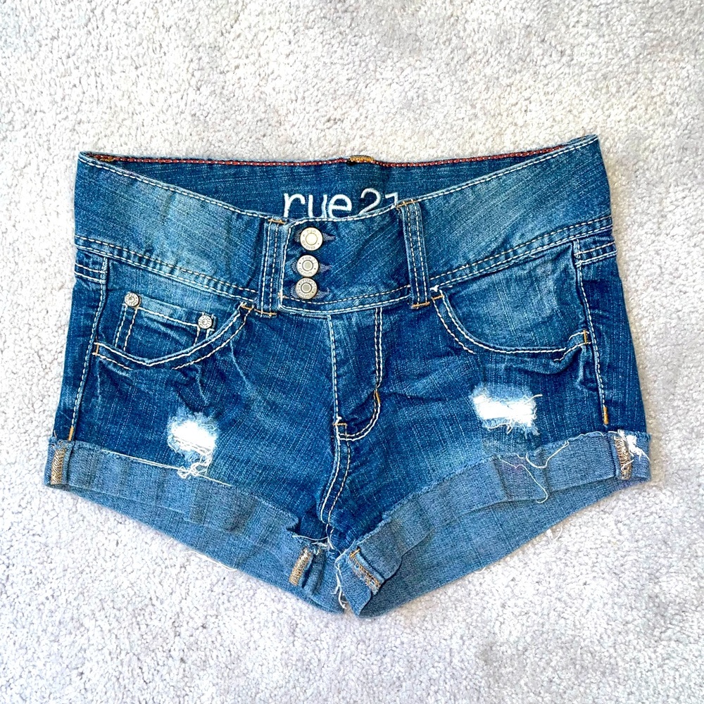 High Waisted Jean Shorts